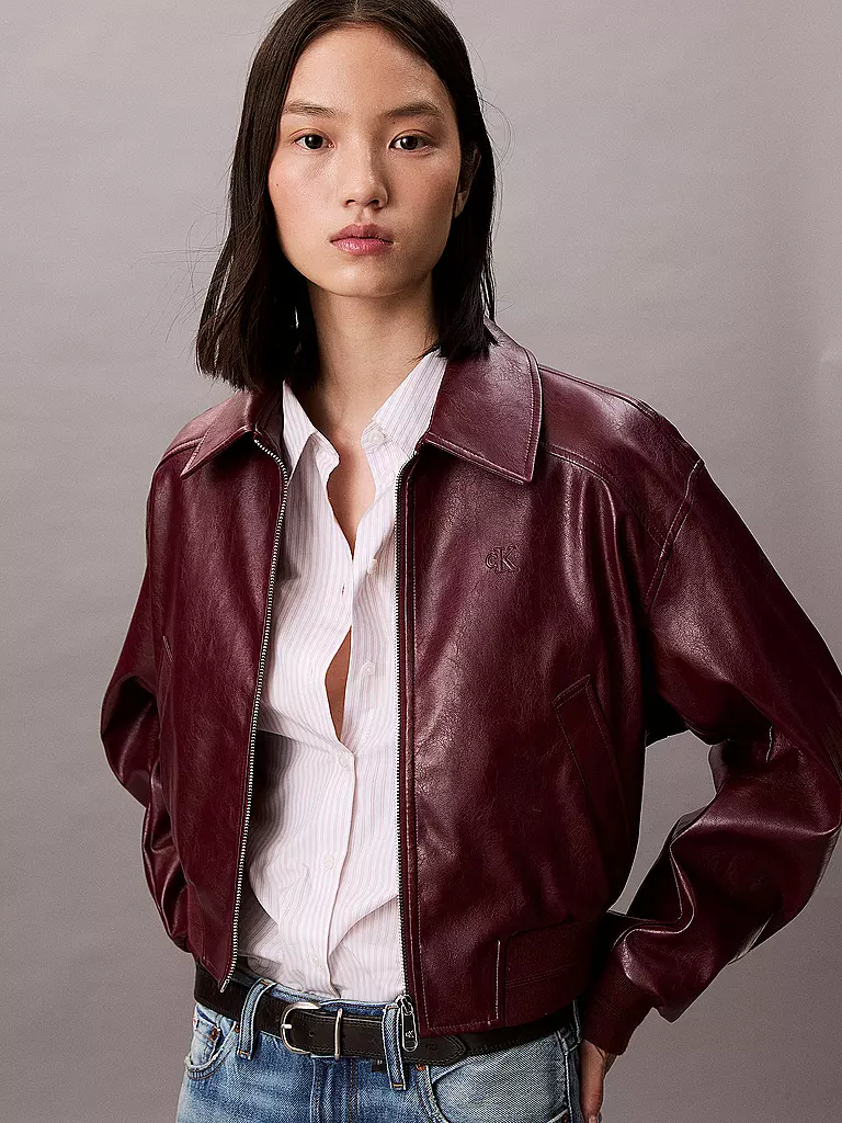 CALVIN KLEIN JEANS | Veste aspect cuir | 