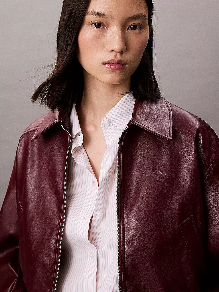 CALVIN KLEIN JEANS | Veste aspect cuir | 