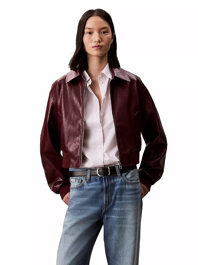 CALVIN KLEIN JEANS | Veste aspect cuir | 