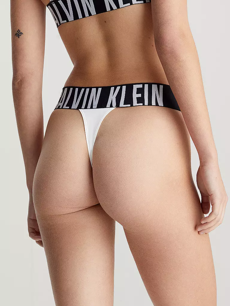 CALVIN KLEIN | Bikinihose - String | Blanc