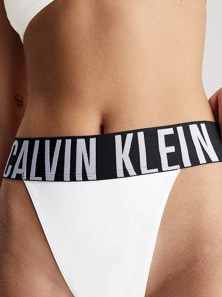 CALVIN KLEIN | Bikinihose - String | Blanc