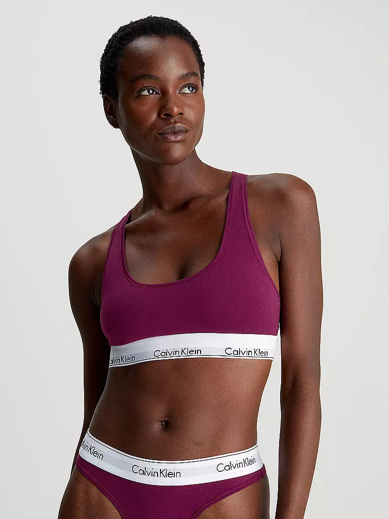 CALVIN KLEIN | Bralette - Bustier MODERN COTTON purple | Baie