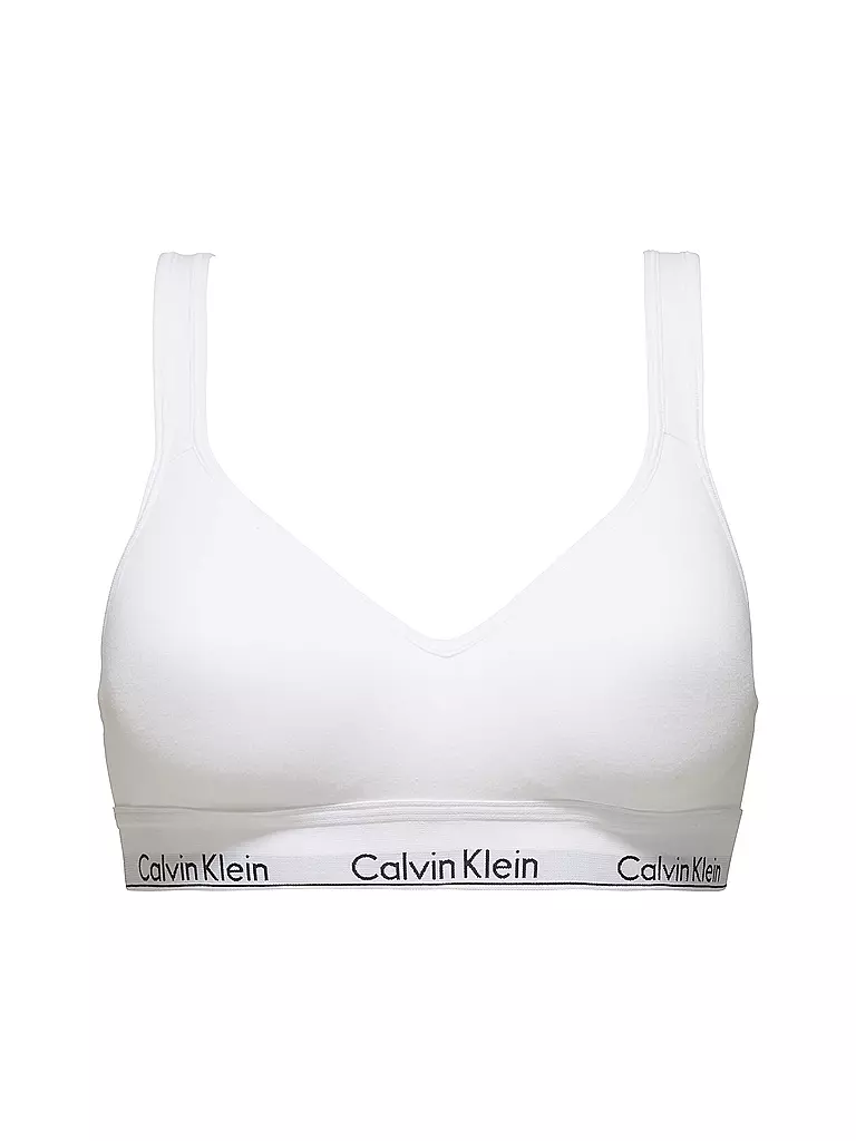 CALVIN KLEIN | Bustier "Bralette - Modern Cotton" (Weiss) | Blanc
