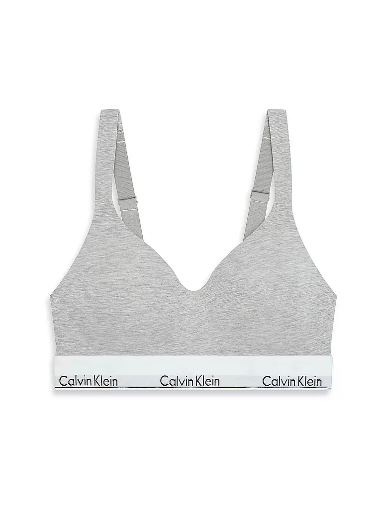 CALVIN KLEIN | Bustier gris | hellgrau