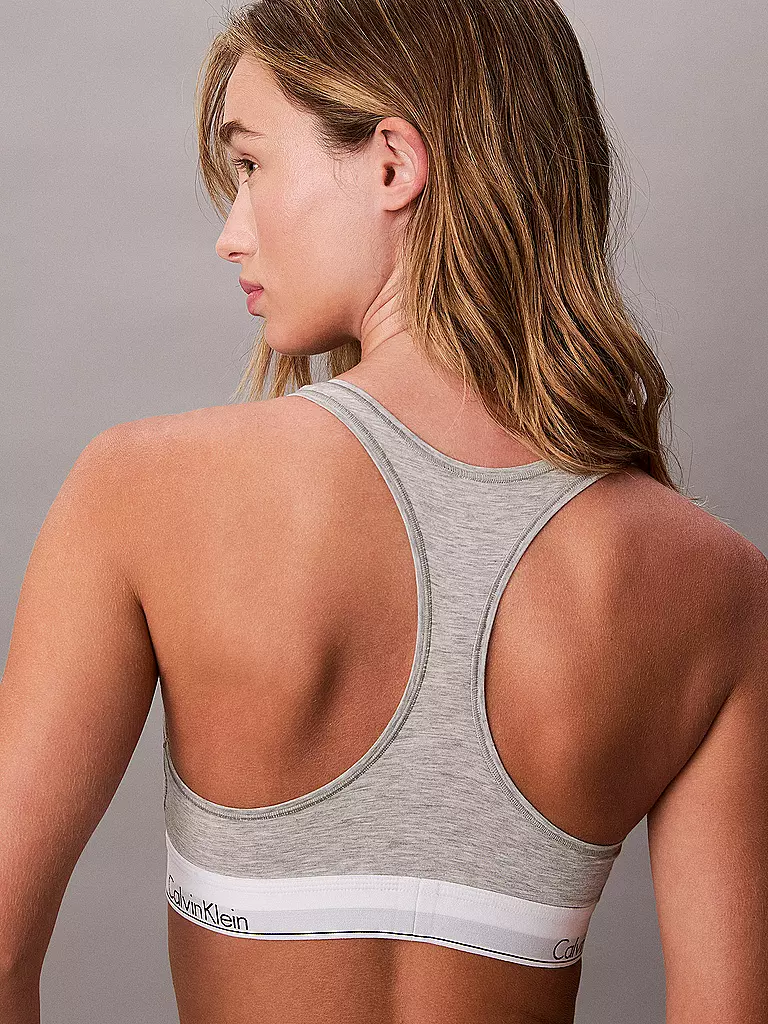 CALVIN KLEIN | Bustier gris | hellgrau