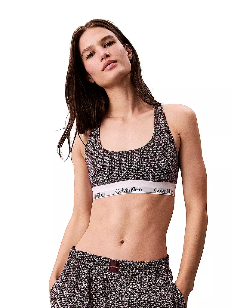 CALVIN KLEIN | Bustier violet | Rouge foncé
