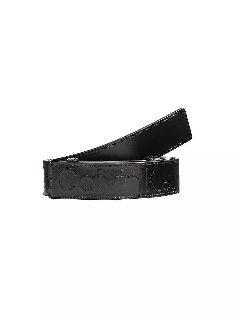CALVIN KLEIN | Ceinture en cuir | schwarz