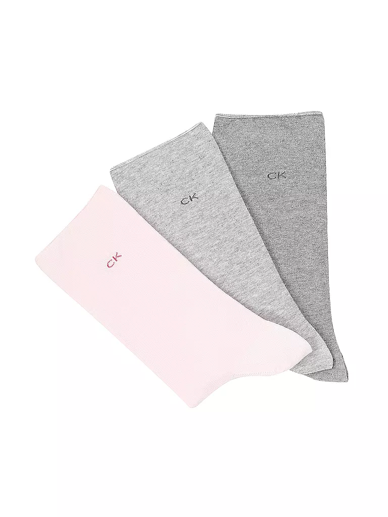 CALVIN KLEIN | Chaussettes, lot de 3, rose | Rose