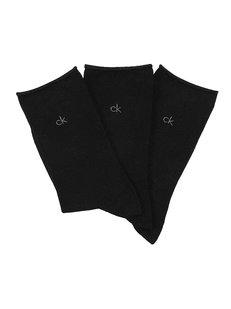 CALVIN KLEIN | Chaussettes, lot de 3 noir | Noir