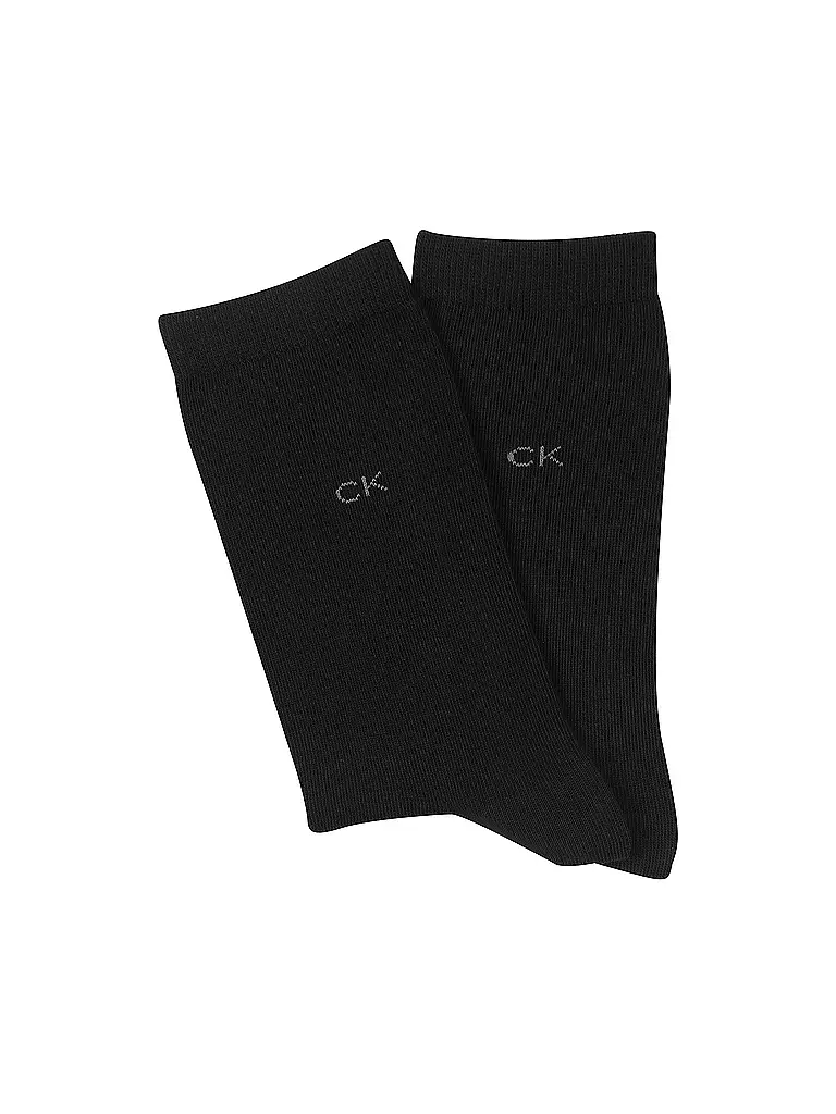 CALVIN KLEIN | Chaussettes lot de 2 noir | schwarz