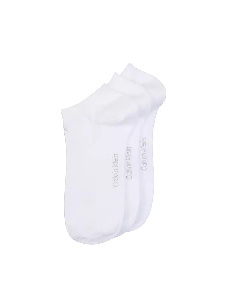CALVIN KLEIN | Chaussettes lot de 3 blanc | Blanc