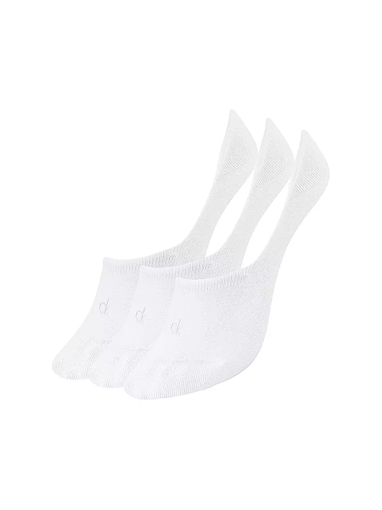 CALVIN KLEIN | Chaussettes lot de 3 blanc | weiss