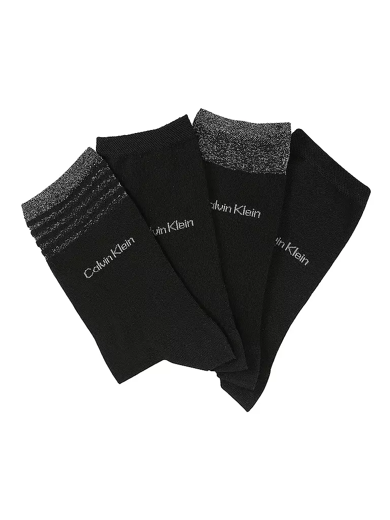 CALVIN KLEIN | Chaussettes lot de 4 noir | Noir