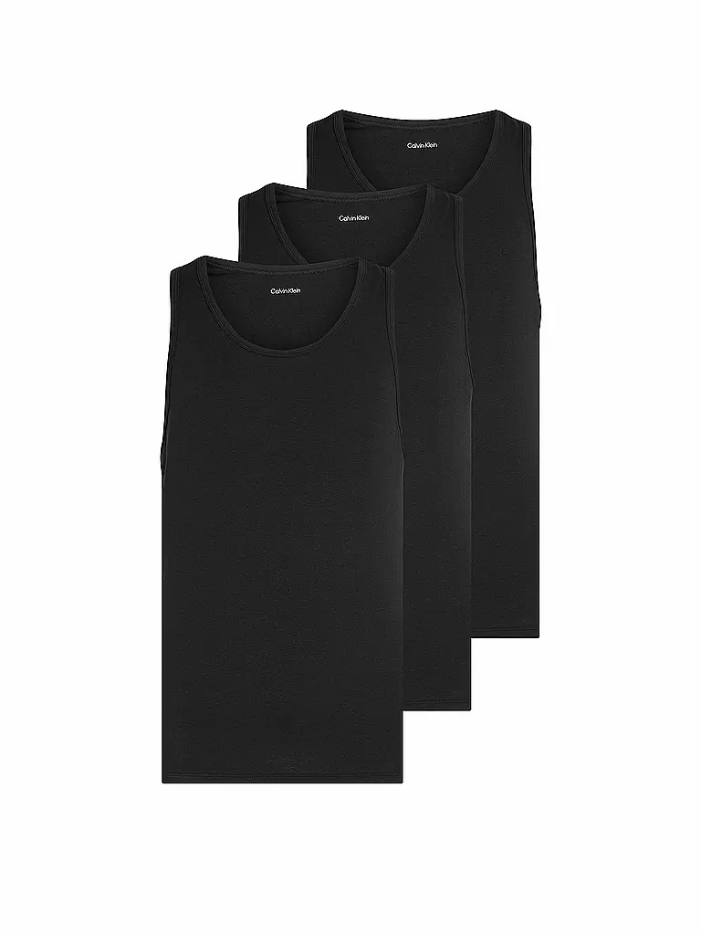CALVIN KLEIN | Débardeur lot de 3 noir | Noir