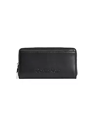 CALVIN KLEIN | Geldbörse EMBOSSED Large  | Noir