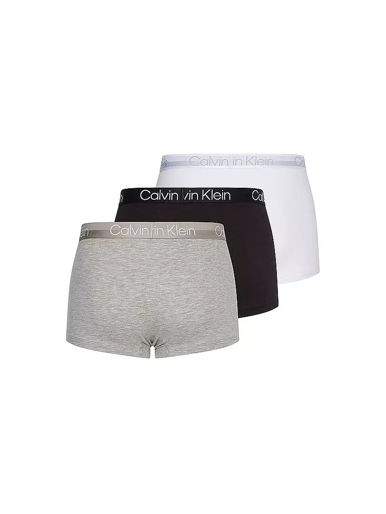CALVIN KLEIN | Lot de 3 slips noir, gris, blanc | 