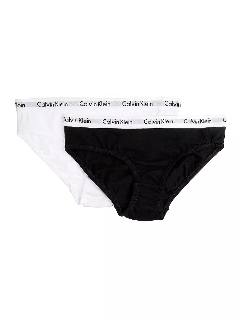 CALVIN KLEIN | Mädchen Slip  2er Pkg Modern Cotton white black | Blanc
