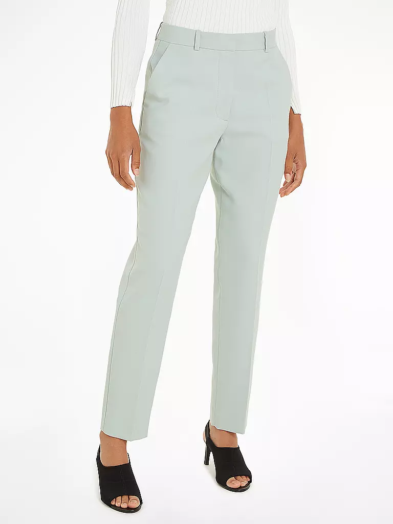 CALVIN KLEIN | Pantalon de tailleur slim fuselé | Bleu clair