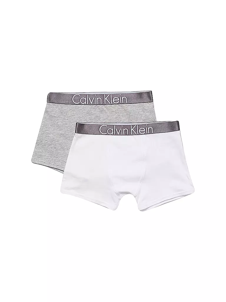 CALVIN KLEIN | Pants garçon lot de 2 Customized Stretch Grey/White | Blanc