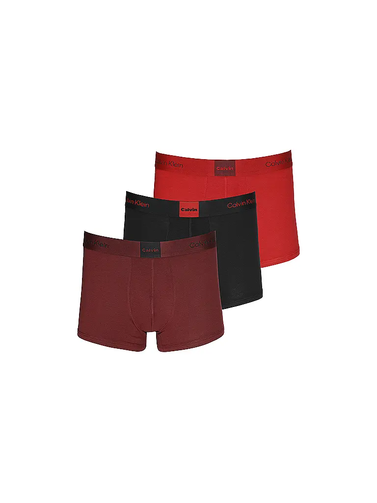 CALVIN KLEIN | Pants Lot de 3 multi | Rouge foncé