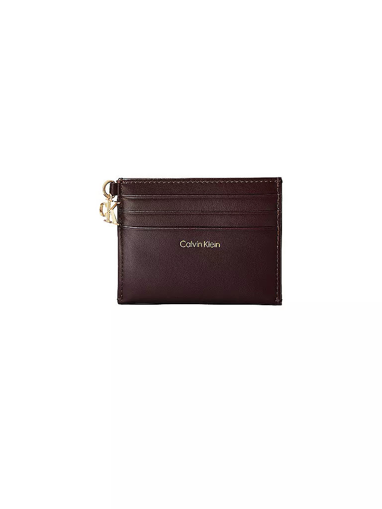 CALVIN KLEIN | Porte-cartes CK PULLER | dunkelrot