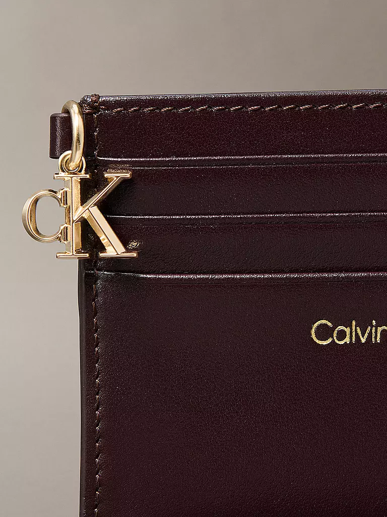 CALVIN KLEIN | Porte-cartes CK PULLER | dunkelrot