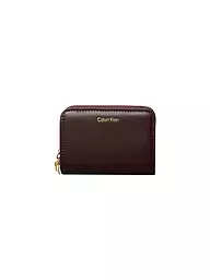 CALVIN KLEIN | Portefeuille CK PULLER Medium | Rouge foncé