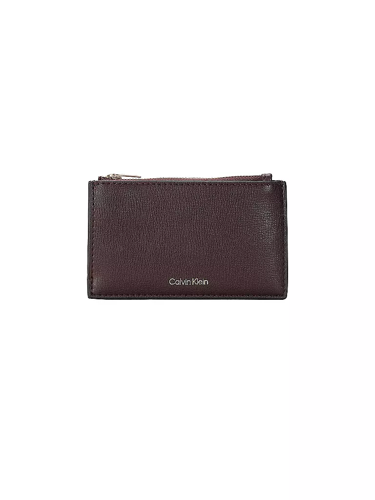 CALVIN KLEIN | Portefeuille FOIL | dunkelrot
