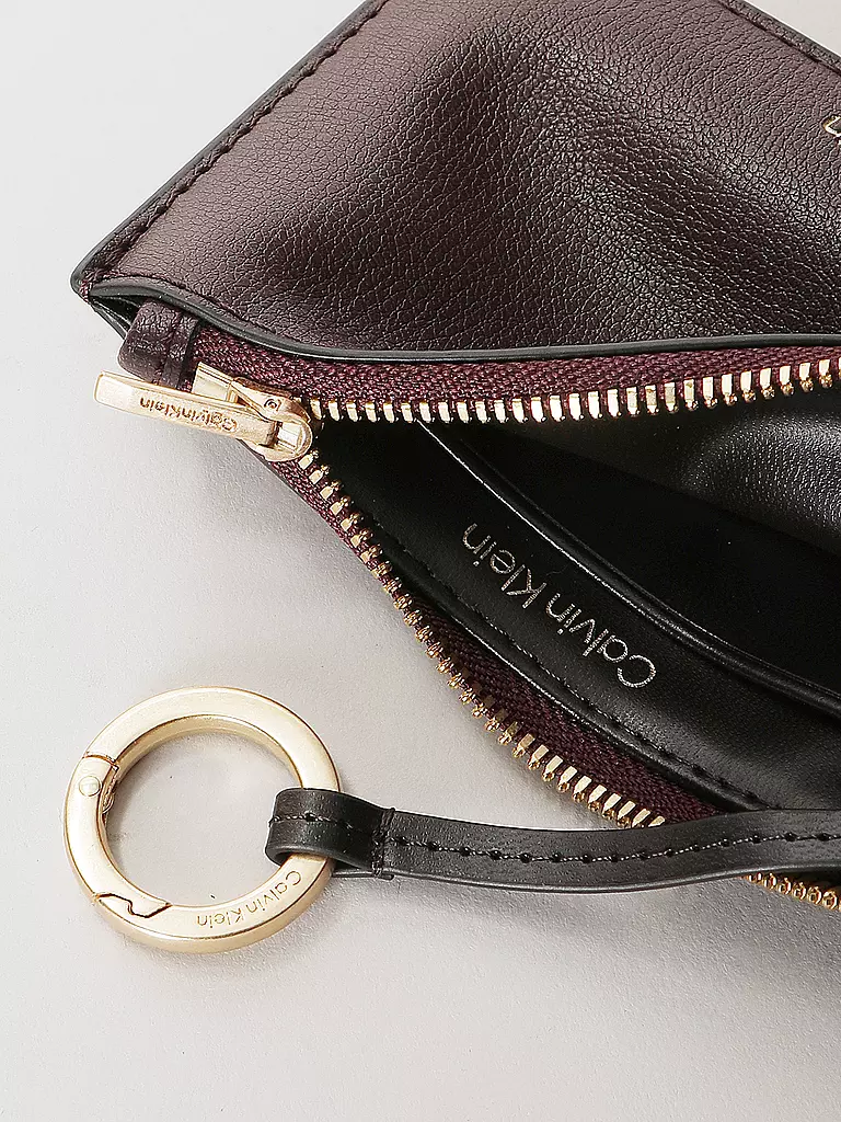 CALVIN KLEIN | Portefeuille FOIL | dunkelrot