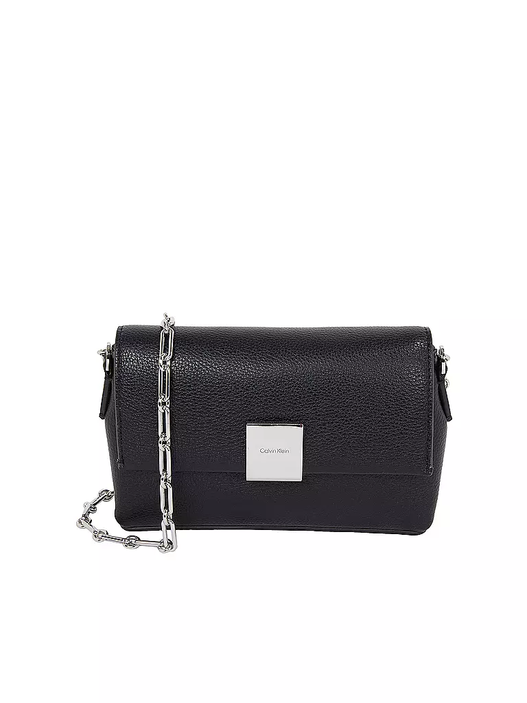 CALVIN KLEIN | Sac - Mini Sac CK PLAQUE | schwarz