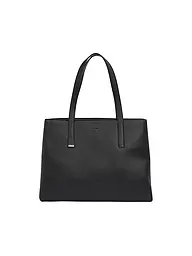 CALVIN KLEIN | Sac - Shopper CK PLAQUE Medium | Noir
