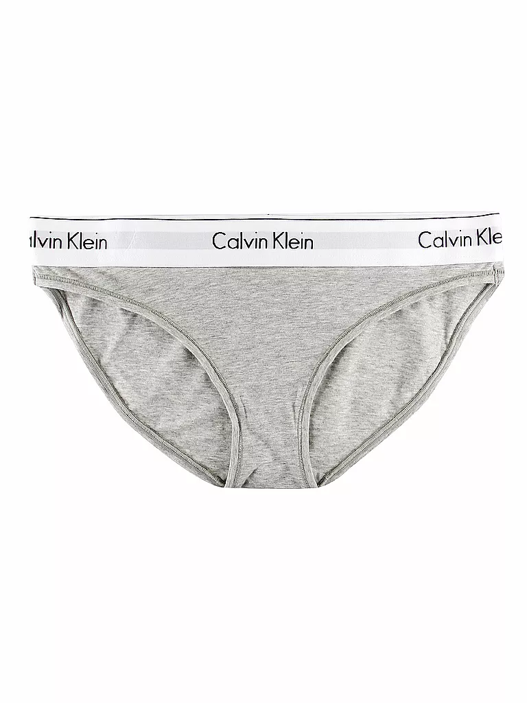 CALVIN KLEIN | Slip "Modern Cotton" gris chiné | grau