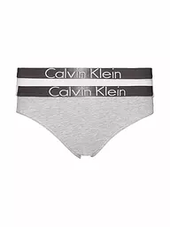 CALVIN KLEIN | Slip pour fille, lot de 2, Customized Stretch, gris blanc | Gris