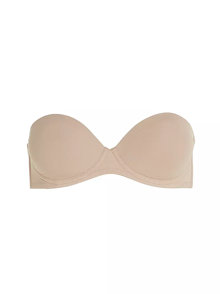 CALVIN KLEIN | Soutien-gorge push-up sans bretelles "Perfectly Fit" (Sanddune) | Beige