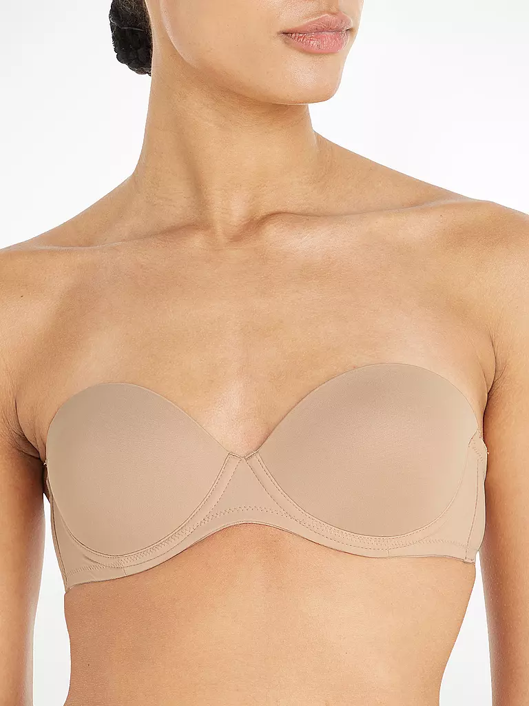 CALVIN KLEIN | Soutien-gorge push-up sans bretelles "Perfectly Fit" (Sanddune) |