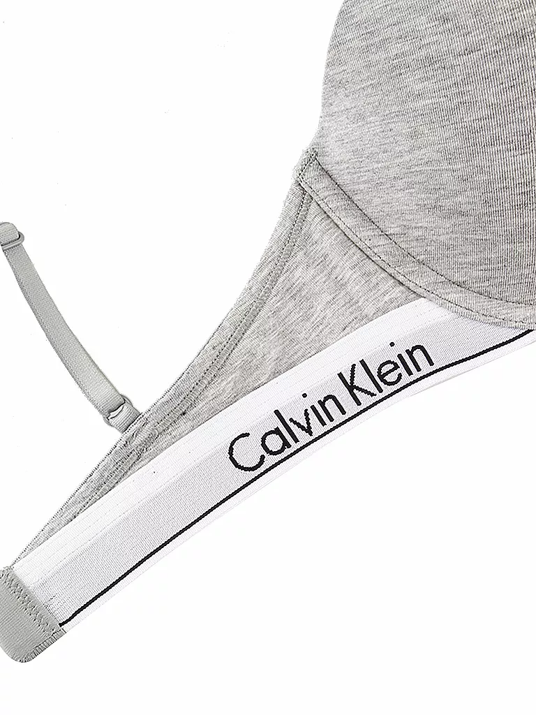 CALVIN KLEIN | Soutien-gorge T-Shirt MODERN COTTON Grey HEATHER | Gris