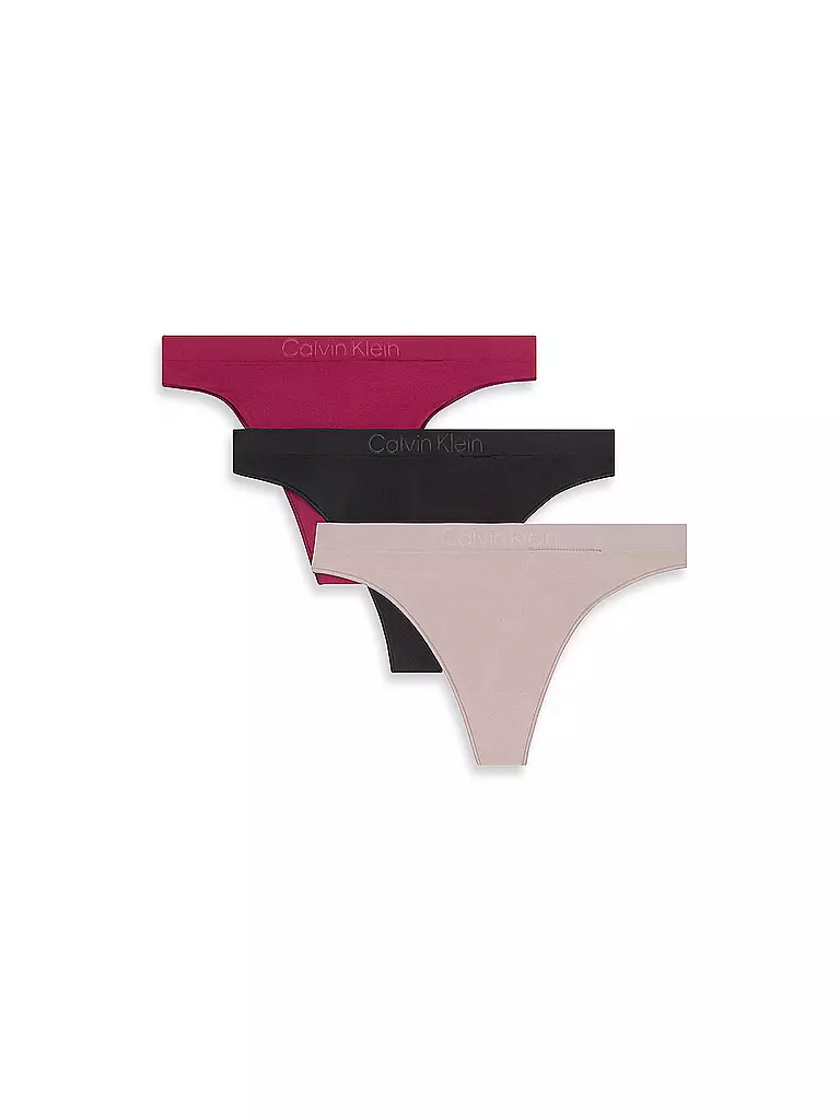 CALVIN KLEIN | Sring Lot de 3 beige | Multicolore
