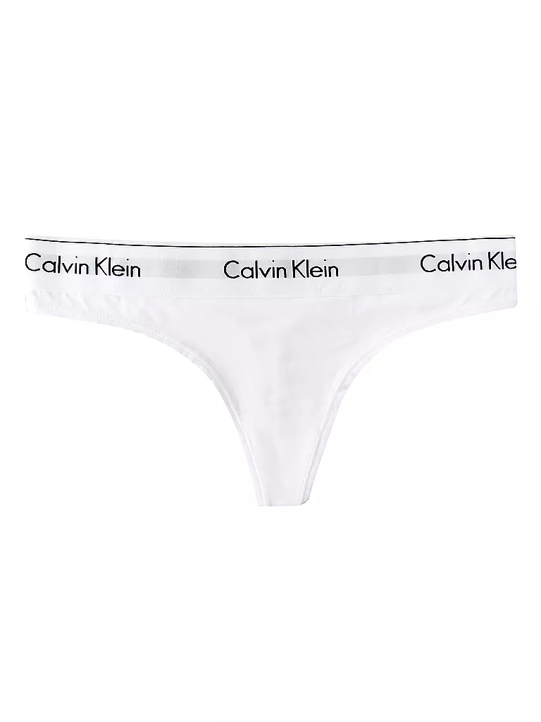 CALVIN KLEIN | String "Modern Cotton" (Blanc) | weiss