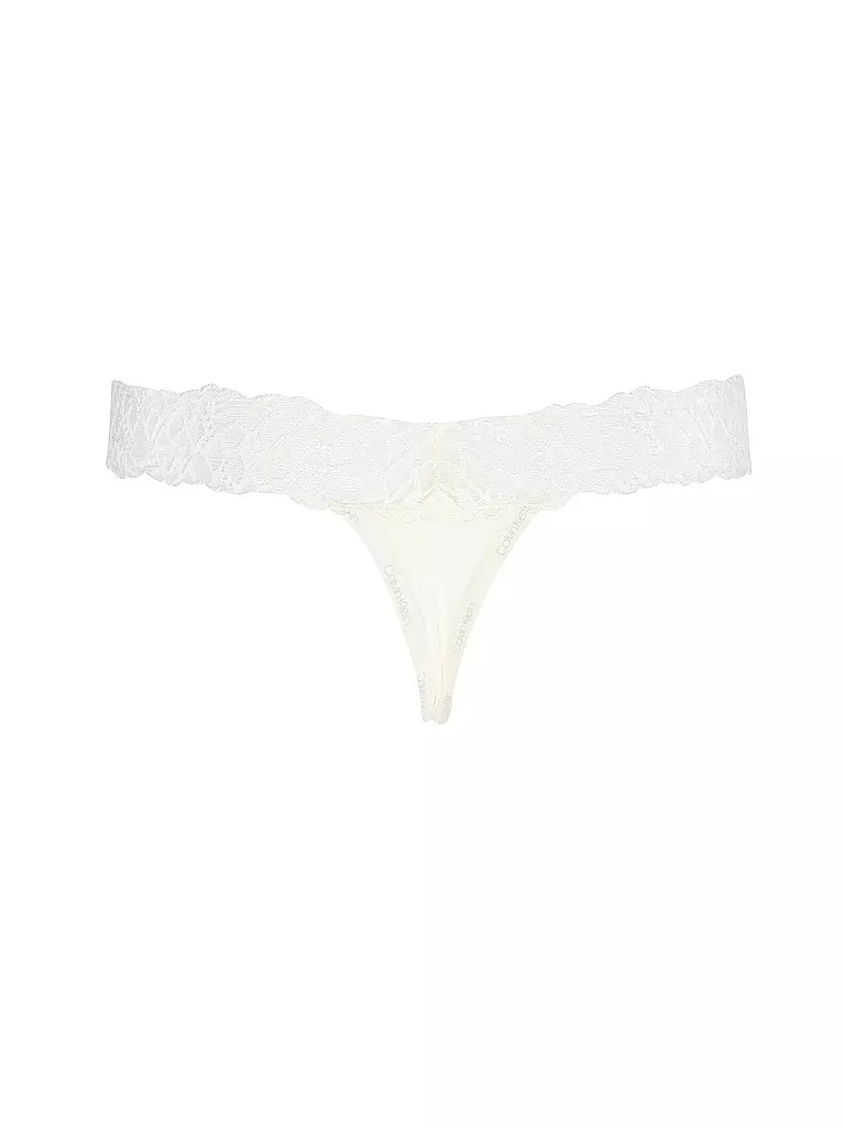 CALVIN KLEIN | String blanc | Crème