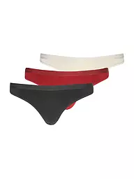 CALVIN KLEIN | String Lot de 3 Multi | Noir