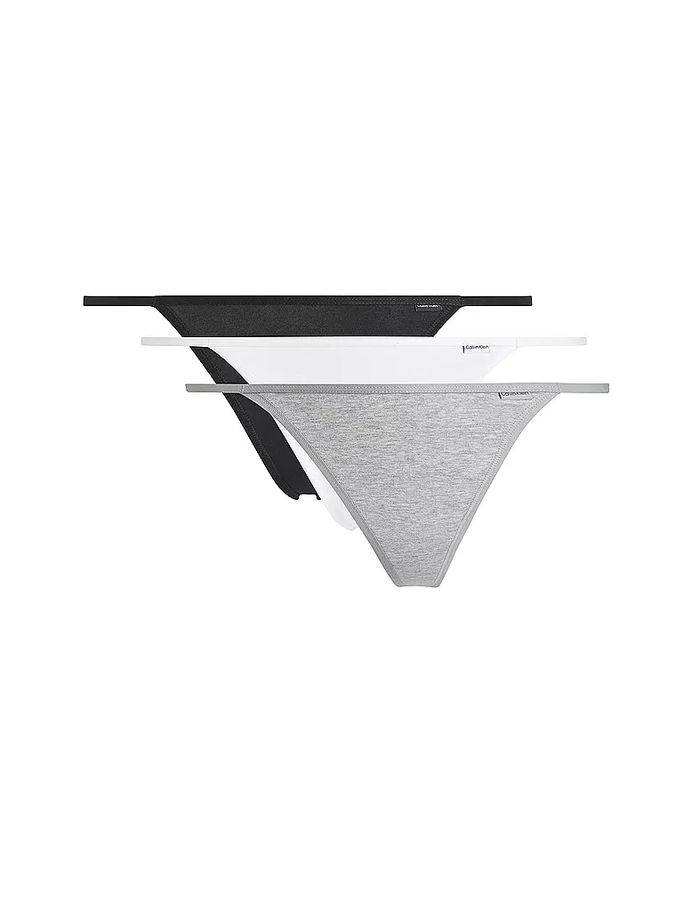 CALVIN KLEIN | String lot de 3 multi | Gris