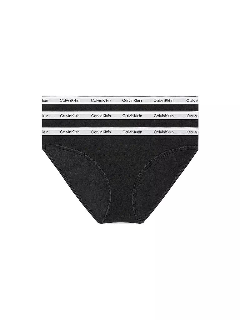 CALVIN KLEIN | String lot de 3 multi | schwarz