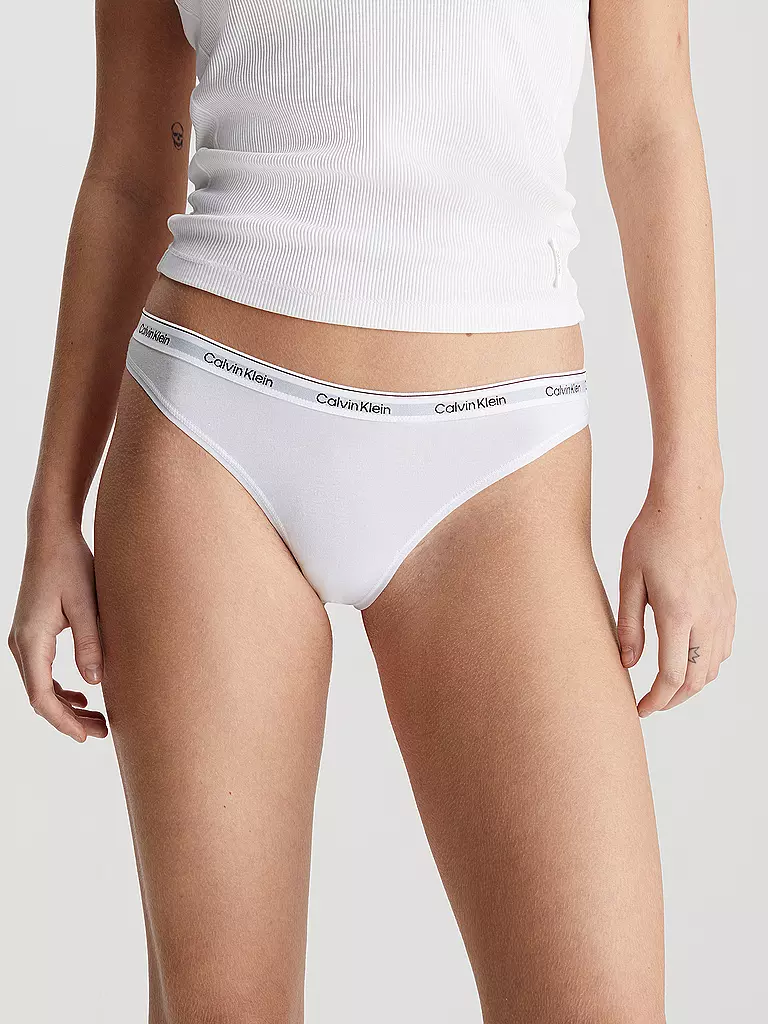 CALVIN KLEIN | String lot de 3 multi | schwarz
