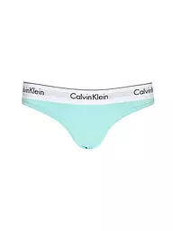 CALVIN KLEIN | String MODERN COTTON black | Bleu clair