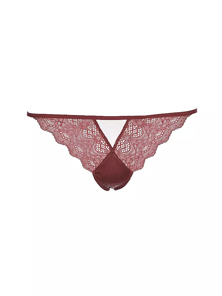 CALVIN KLEIN | String rouge | Rouge foncé