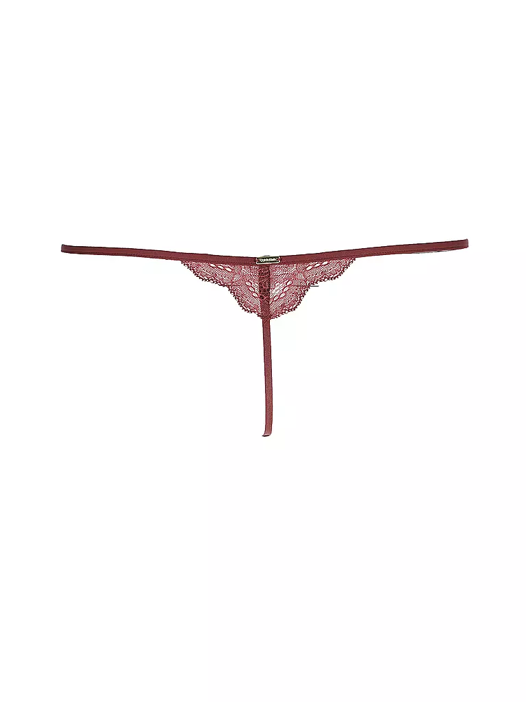 CALVIN KLEIN | String rouge | Rouge foncé