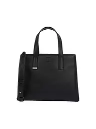 CALVIN KLEIN | Tasche - Tote Bag CK PLAQUE Small | Noir