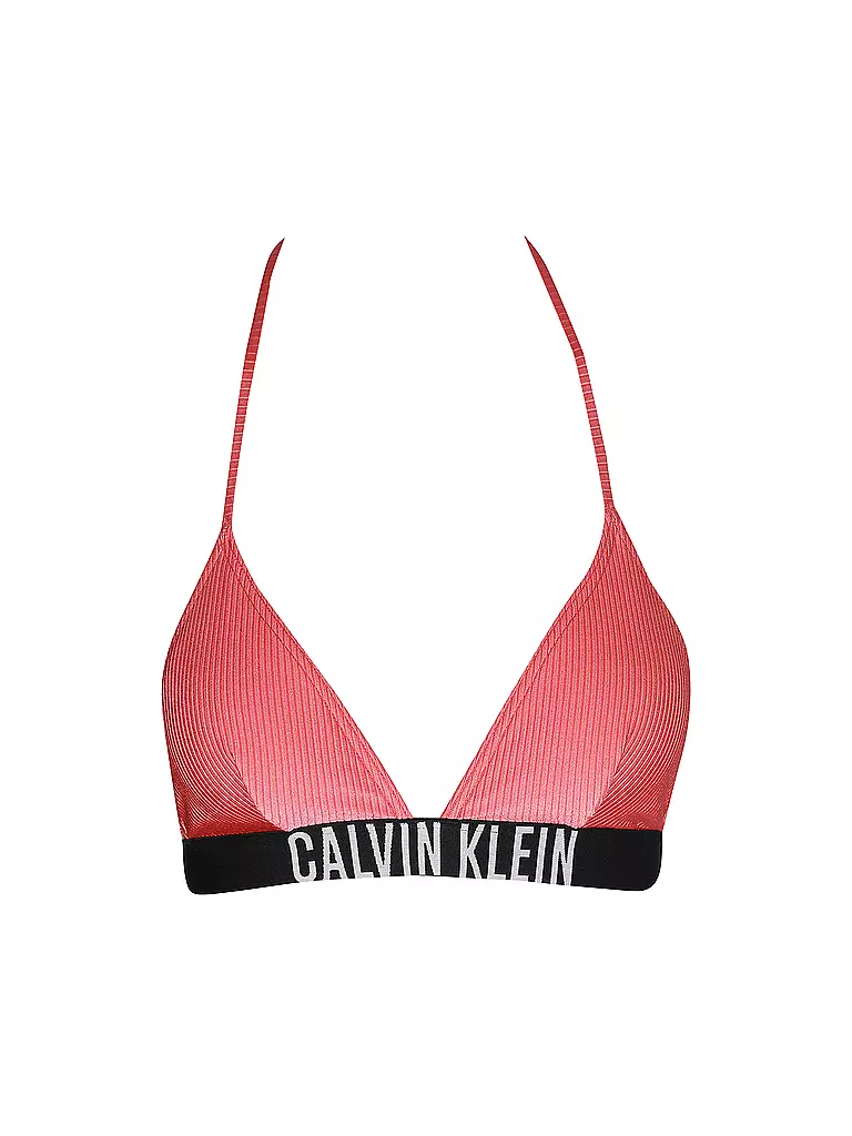 CALVIN KLEIN | Triangle Bikini Top | Rose vif