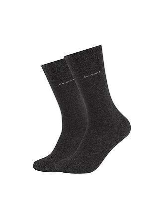 CAMANO | Chaussettes, lot de 2, anthracite