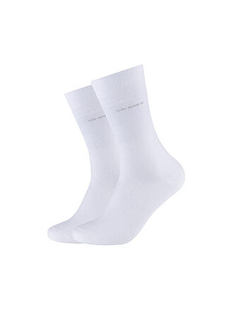 CAMANO | Chaussettes, lot de 2, blanc